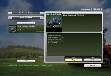 New Holland TL100A v1.1
