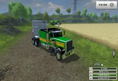 Peterbilt 379 Flattop John Deere