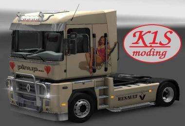 RENAULT Magnum pinup Skin