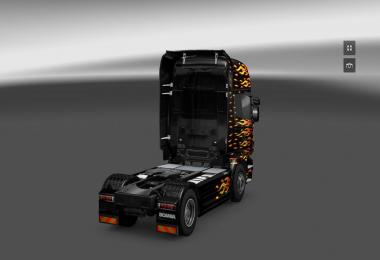 Scania R Flame skin