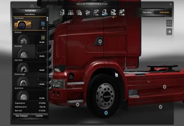 Scania V8 Rims + Stripe
