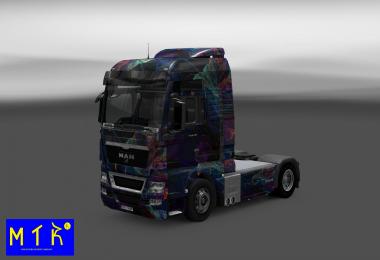 Skin MAN TGX Fractal Flame