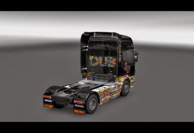 Skin Sticker Bomb Scania R