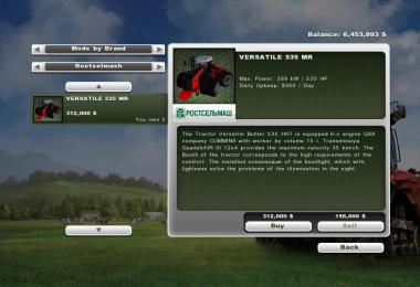 VERSATILE BUHLER 535 v1.0 MR