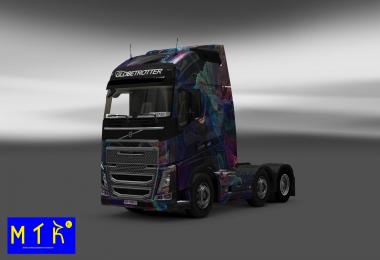 Volvo FH 16 2012 Fractal Flame skin