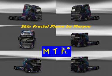 Volvo FH 16 2012 Fractal Flame skin