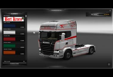 Bart Kroeze V8 Red Scania Streamline & Scania R pack