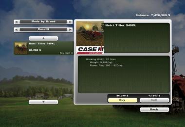 Case IH Nutri Tiller 940 XL Pack