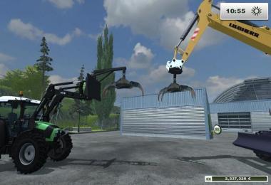 Excavator suspension for forestry pliers v1.0