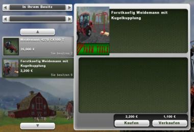 Forstkaefig for Weidemann TL v1.0