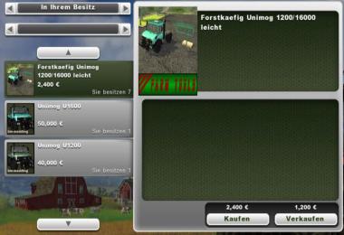 Forstkaefig Unimog 1200 1600 v1.0