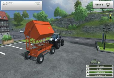 Jiffy 700 high dump wagon