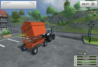 Jiffy 700 high dump wagon