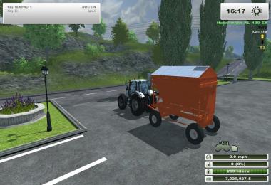 Jiffy 700 high dump wagon