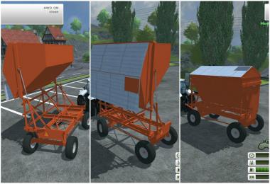 Jiffy 700 high dump wagon