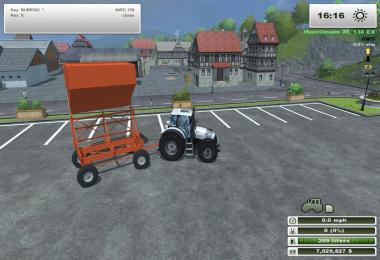 Jiffy 700 high dump wagon