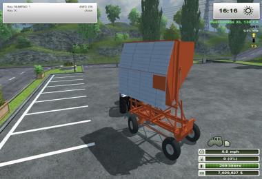 Jiffy 700 high dump wagon