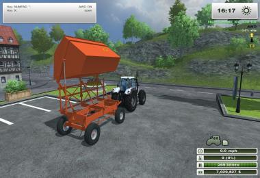 Jiffy 700 high dump wagon