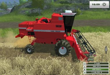 Massey Ferguson 5650 Turbo + Header