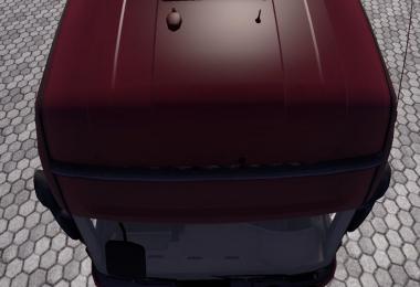 Scania R09 with rear bumper and sunshield upgrades