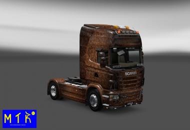 Skin Scania Cat 3D and Ferrugem