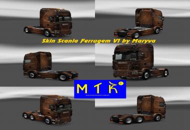 Skin Scania Cat 3D and Ferrugem