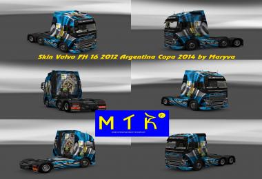 Skin Volvo FH 2012 Argentina Copa 2014