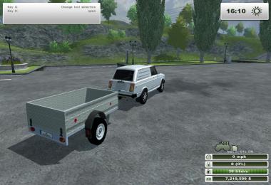 VAZ 2104 Pickup + Trailer