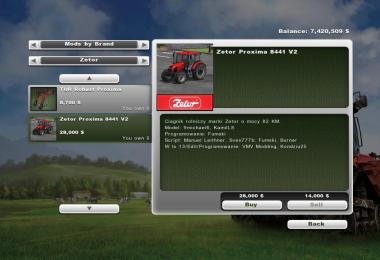 Zetor Proxima 8441 v2