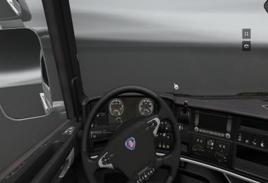 Carbon fiber Interior for Scania R v1.1