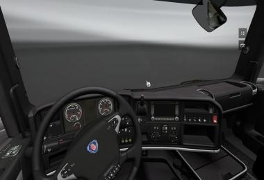 Carbon fiber Interior for Scania R v1.1