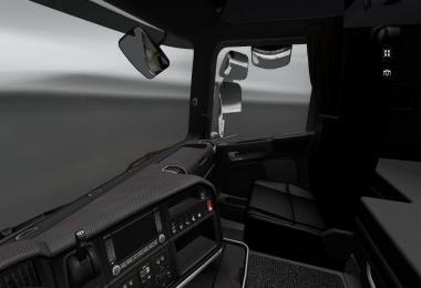 Carbon fiber Interior for Scania R v1.1