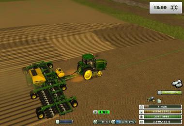 John Deere 1990CCS with fertilizer