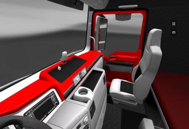 MAN TGX Red Interior