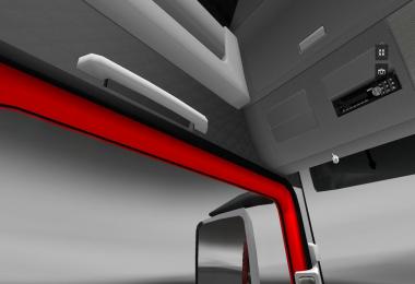 MAN TGX Red Interior