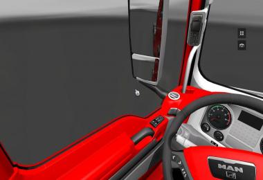 MAN TGX Red Interior