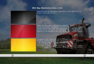 MIG Map MadeinGermany Celle Region v0.88.9 Beta