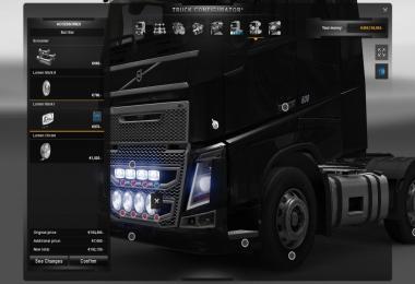 New position in the mask Volvo FH2012