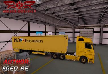 Pack P&O Garage Custom – Trailer Profiliner – Mercedes Actros