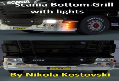 Scania Bottom Grill with Lights