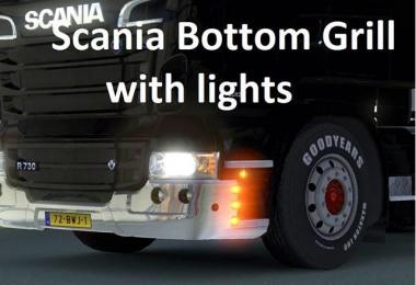 Scania Bottom Grill with Lights