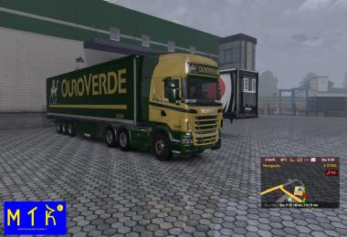 Skin Scania Ouro Verde Transportes