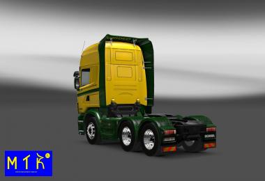 Skin Scania Ouro Verde Transportes