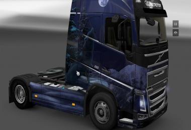 Volvo FH 2012 Winter Wolves Skin