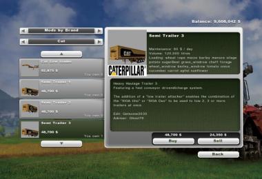 Cat Semitrailer C SGW Multi v2.5