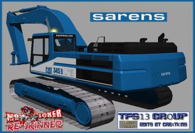 Cat 345B Excavator SARENS v1.0