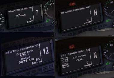 Mercedes Actros 2009 Display