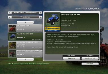 New Holland T7 210 v1.1