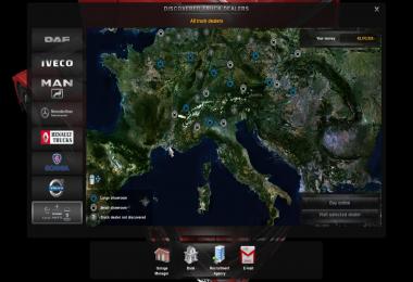 New menu style v6 with New realistic style map