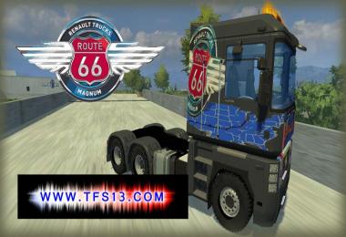 RENAULT TRUCK MAGNUM ROUTE 66 v1.0